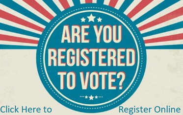 Are you registered to vote? If not click here